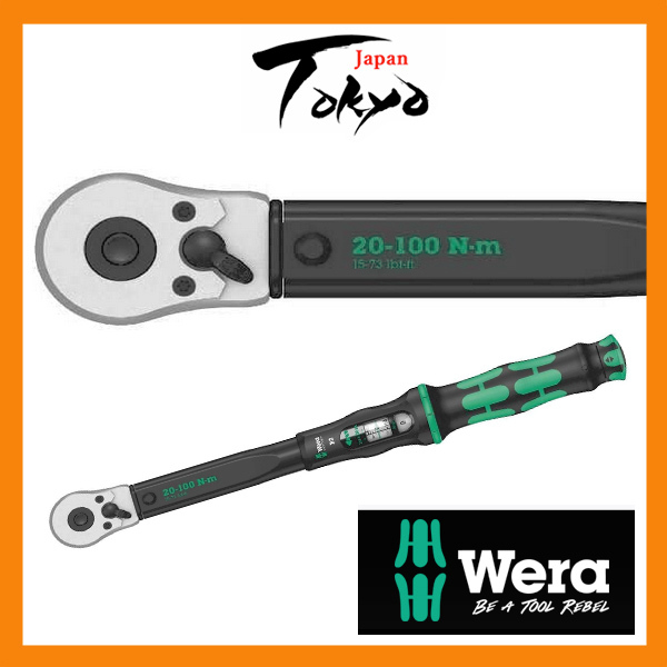 Wera Click-Torque B2 ประแจแรงบิด 20-100 นม.