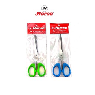 Horse ตราม้า กรรไกร สแตนเลส ขนาด 7 นิ้ว ด้ามพลาสติก บรรจุถุง…