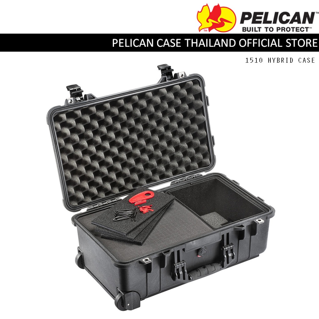 Pelican 1510 Carry-on Hybrid Case - กล่องกันน้ำกันกระเเทก