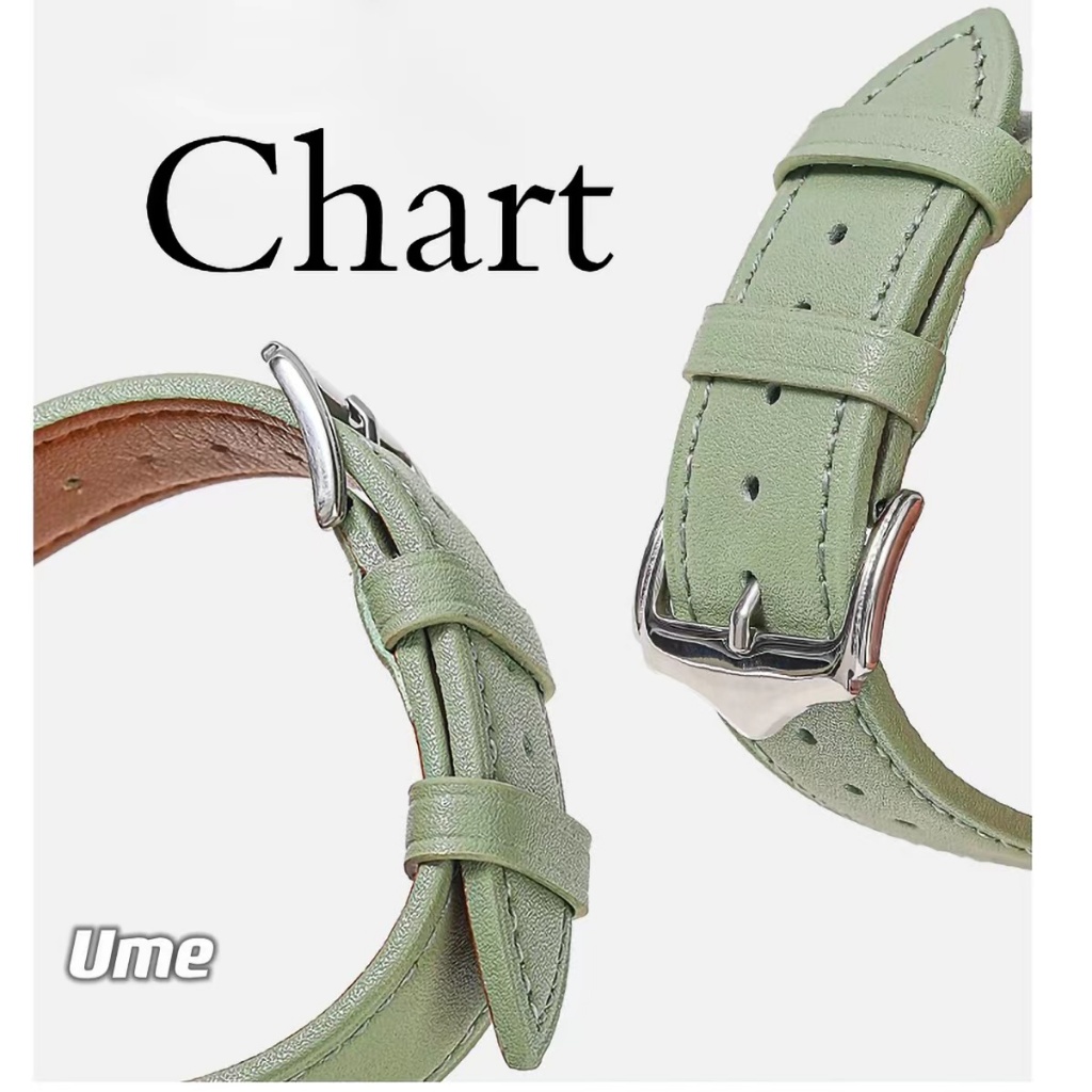 สายนาฬิกาข้อมือหนังสาย Watch10 9 7 6 se 8 ultra ขนาด 38/40/41/42/44/45/46/49มม strap ใหม่บางสายหนัง DD