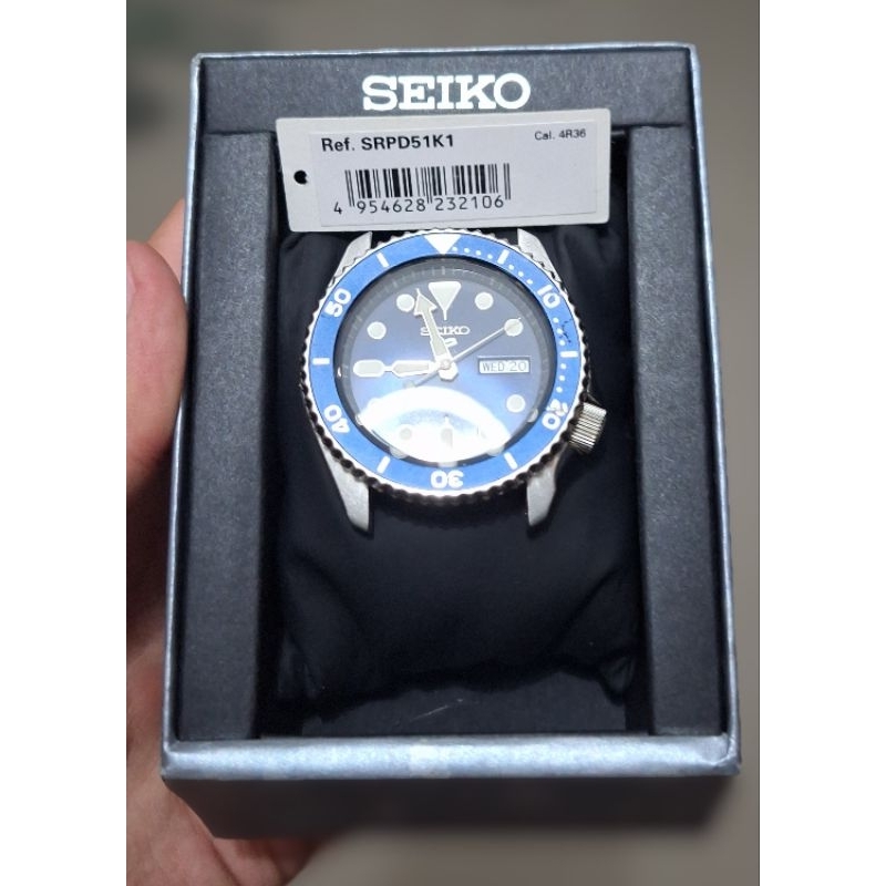 นาฬิกา Seiko 5 Sport SRPD51K1 มือสอง ไม่มีสาย ไบครบ