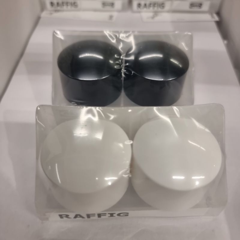 [IKEAแท้] RAFFIG รัฟฟิก หัวสวมราวม่าน 1 คู่