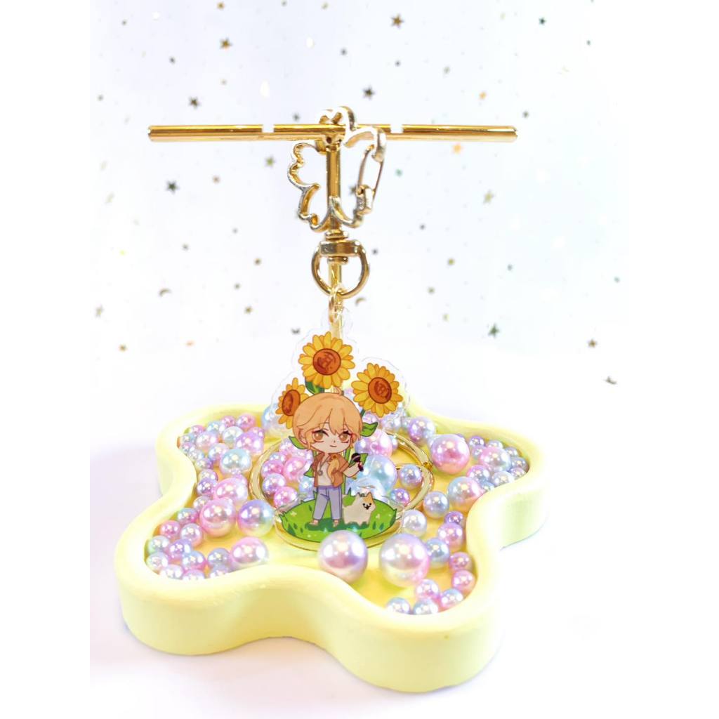 พร้อมส่ง พวงกุญแจอะคริลิคต้นตะวัน