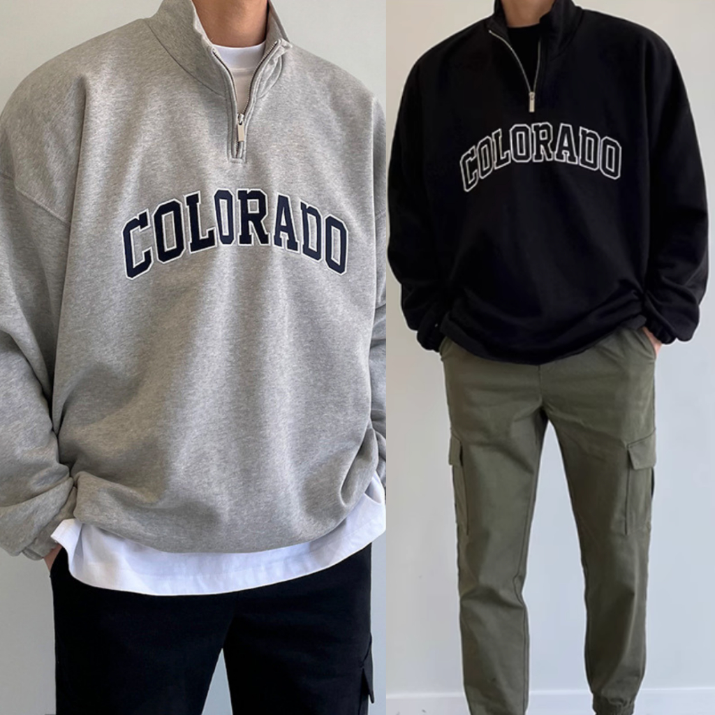 เสื้อแขนยาวคอปกซิป Colorado Sweater Premium