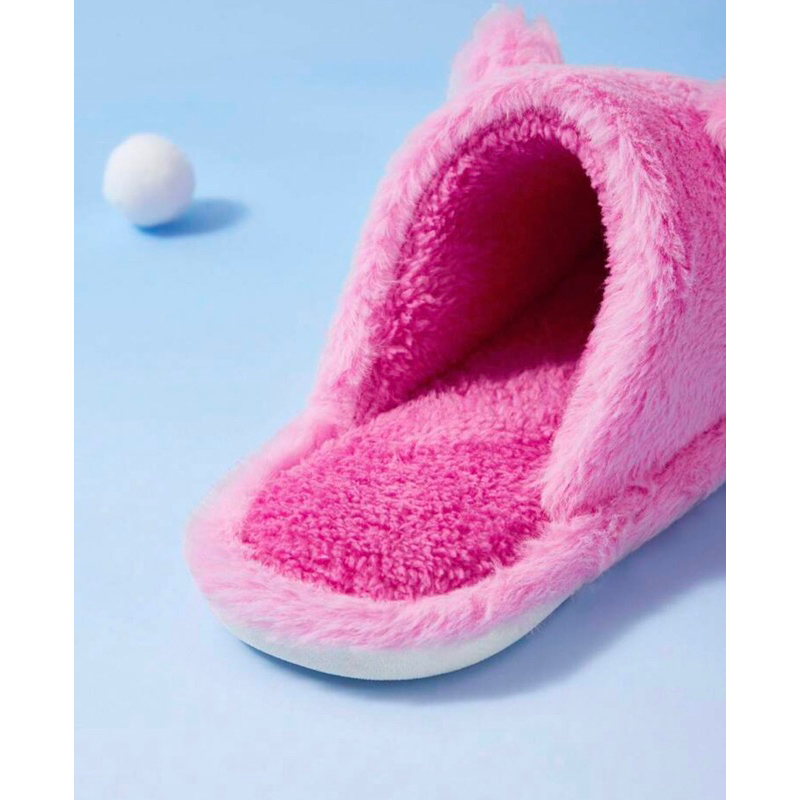 ลิขสิทธิ์แท้ 💯 Care Bears แคร์แบร์ 🌸 รองเท้าใส่ในบ้าน ลายหมีแคร์แบร์ Slipper สลิปเปอร์ รองเท้าขนนุ่ม สีชมพู สีม่วง