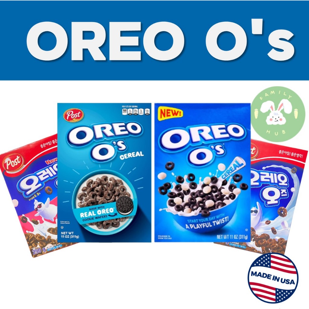 พร้อมส่ง Oreo O’s Cereal / OREO O’S Cereal  Vanilla / OREO O’S Cereal Red /Oreo O’s Original Korea 500gซีเรียล โอริโอ้