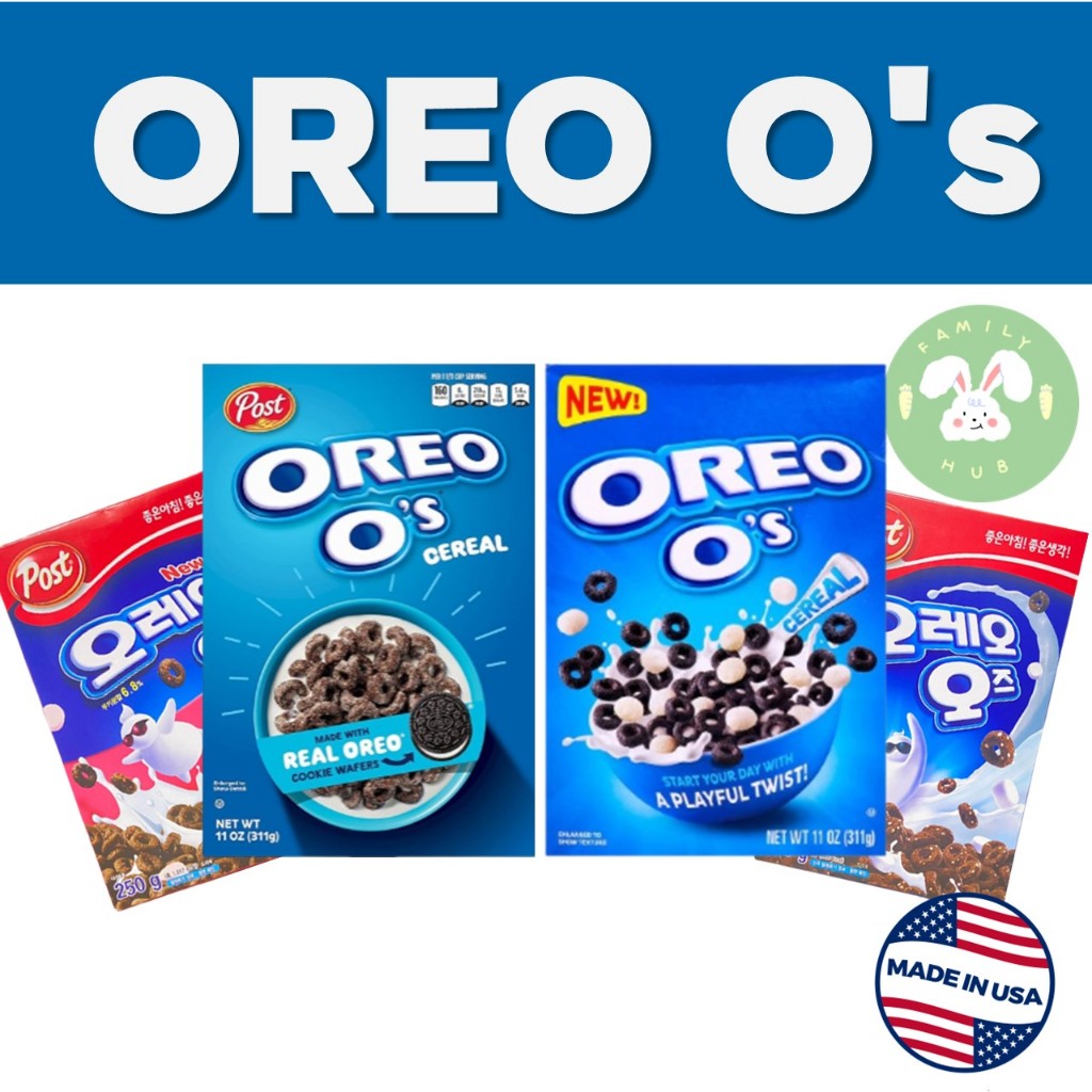 พร้อมส่ง Oreo O’s Cereal / OREO O’S Cereal  Vanilla / OREO O’S Cereal Red /Oreo O’s Original Korea 5