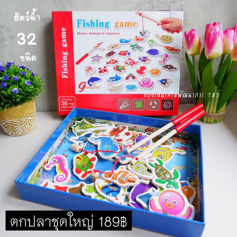 เกมตกปลา ชุดใหญ่ สุดคุ้ม งานดี ไม่มีเสี้ยน ปลอดภัยสำหรับเด็ก
