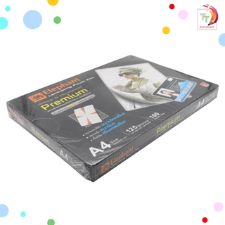 Elephant (ตราช้าง) พลาสติกเคลือบบัตร แผ่นเคลือบ ฟิล์มเคลือบบัตร Premium / Sure / Regent 125 ไมครอน A4 (100 แผ่น/กล่อง)