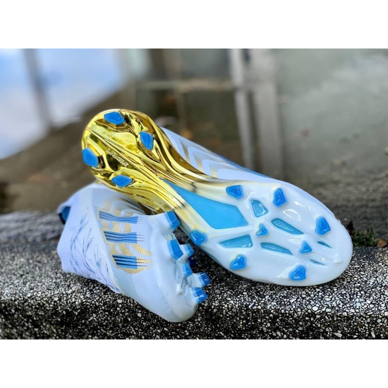 รองเท้าฟุตบอล Adidas X Crazyfast Messi.1 Las Estrellas FG รูปทางร้านถ่ายจริง มีบริการเก็บเงินปลายทาง ใส่ไม่ได้เปลี่ยนได้