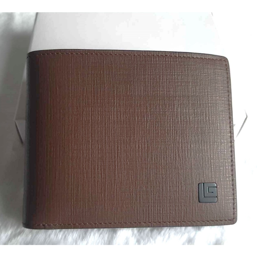 #กระเป๋าหนังสีน้ำตาล #กระเป๋าหนังแบบพับได้ #ขนาด3.50X4.25นิ้ว #ราคาต่ำกว่าป้าย #GuyLaroche