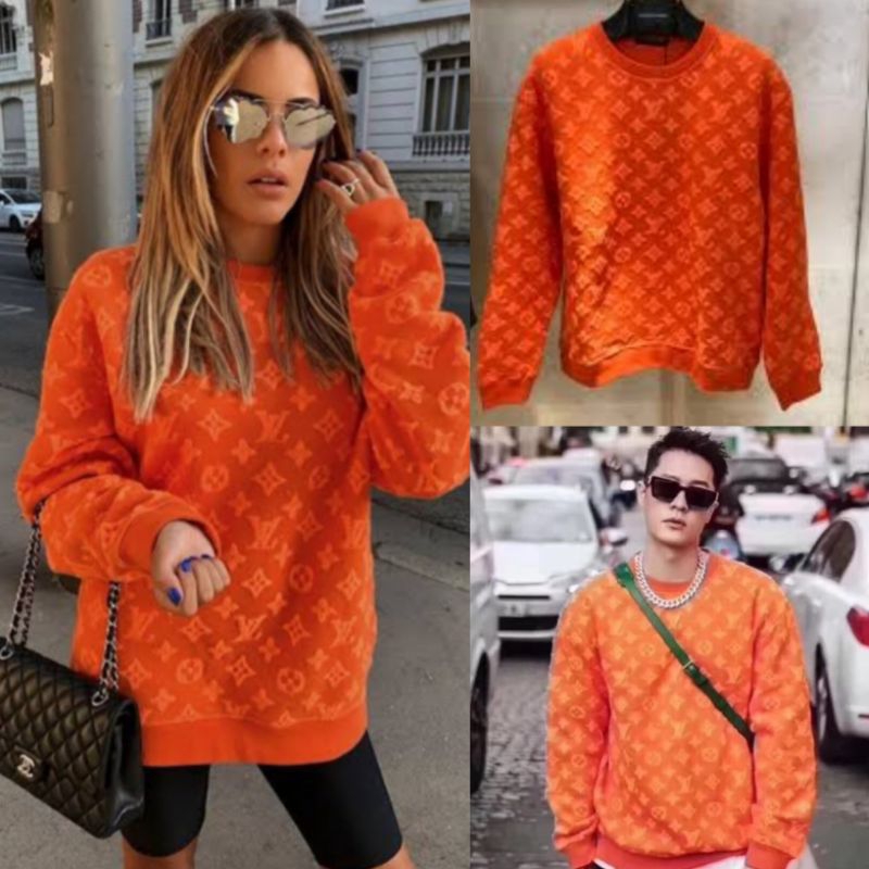 เสื้อสเวตเตอร์ Louis Vuitton Sweatshirt Orange