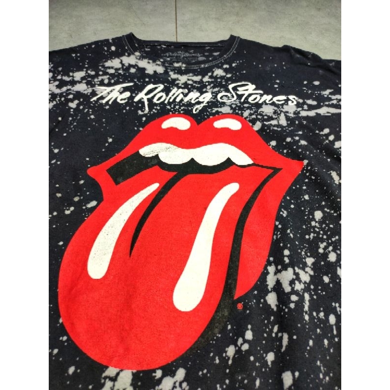 เสื้อวง มือสอง The Rolling Stones อก 48 ยาว 29