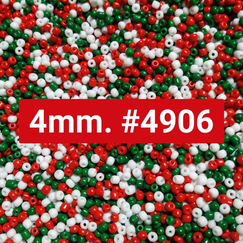 ลูกปัดเม็ดทราย 2/3/4 mm. สีด้านผสม 50 กรัม #ลูกปัด #ลูกปัดเม็ดทราย