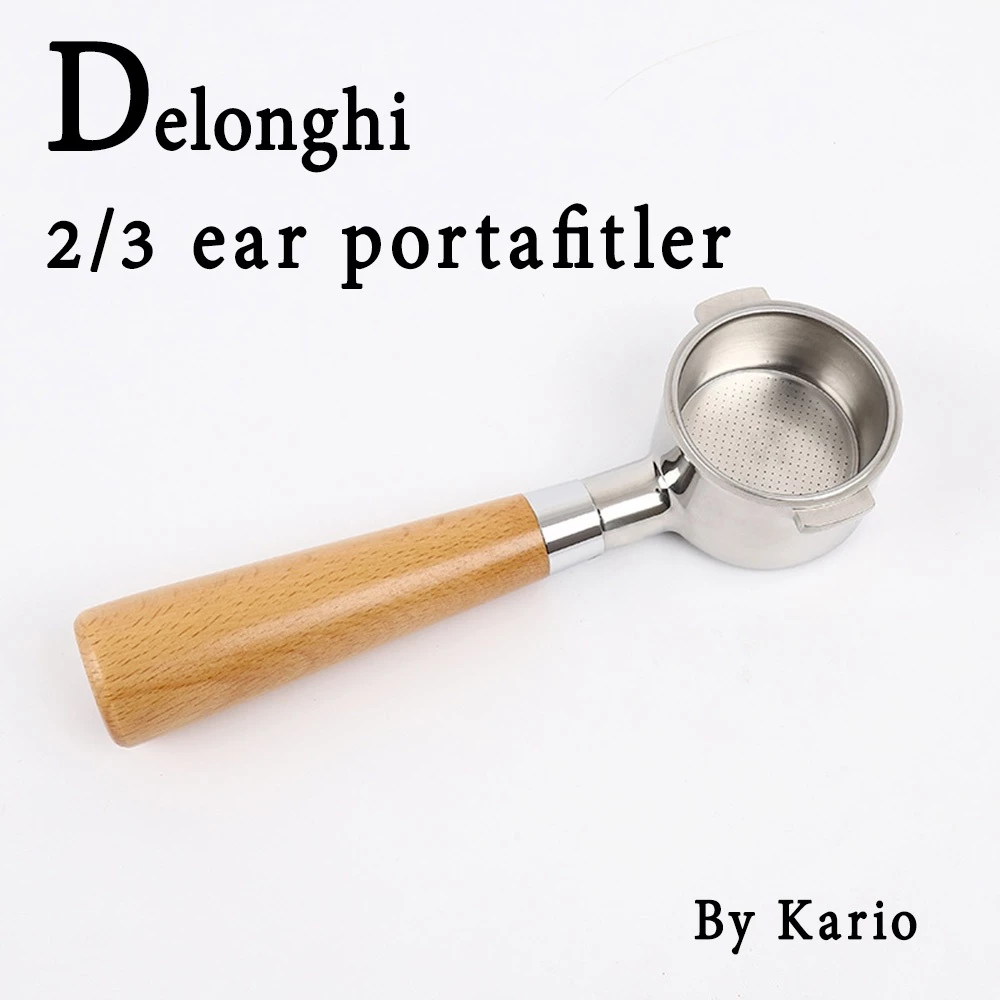การจัดส่งในพื้นที่|Delonghi ด้ามชงกาแฟ Bottomless Portafilter ก้านชงกาแฟ 51mm (2/3หู)