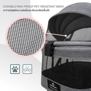 Pawwy Shiba Pet Stroller รถเข็น Multi function เหมาะสำหรับสัตว์เลี้ยงขนาดเล็ก รองรับน้ำหนักได้สูงสุด 20 กก