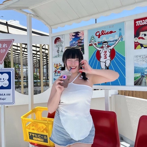 เสื้อกล้ามสาวอวบ แต่งอก ชายโค้ง สีคัลเลอร์ฟลู 5สี ผ้าร่องเนื้อดี ผ้านิ่ม ยืดเยอะ ใส่แล้วผอม แมทช์ง่าย หลายสไตล์ - รูปที่ 2