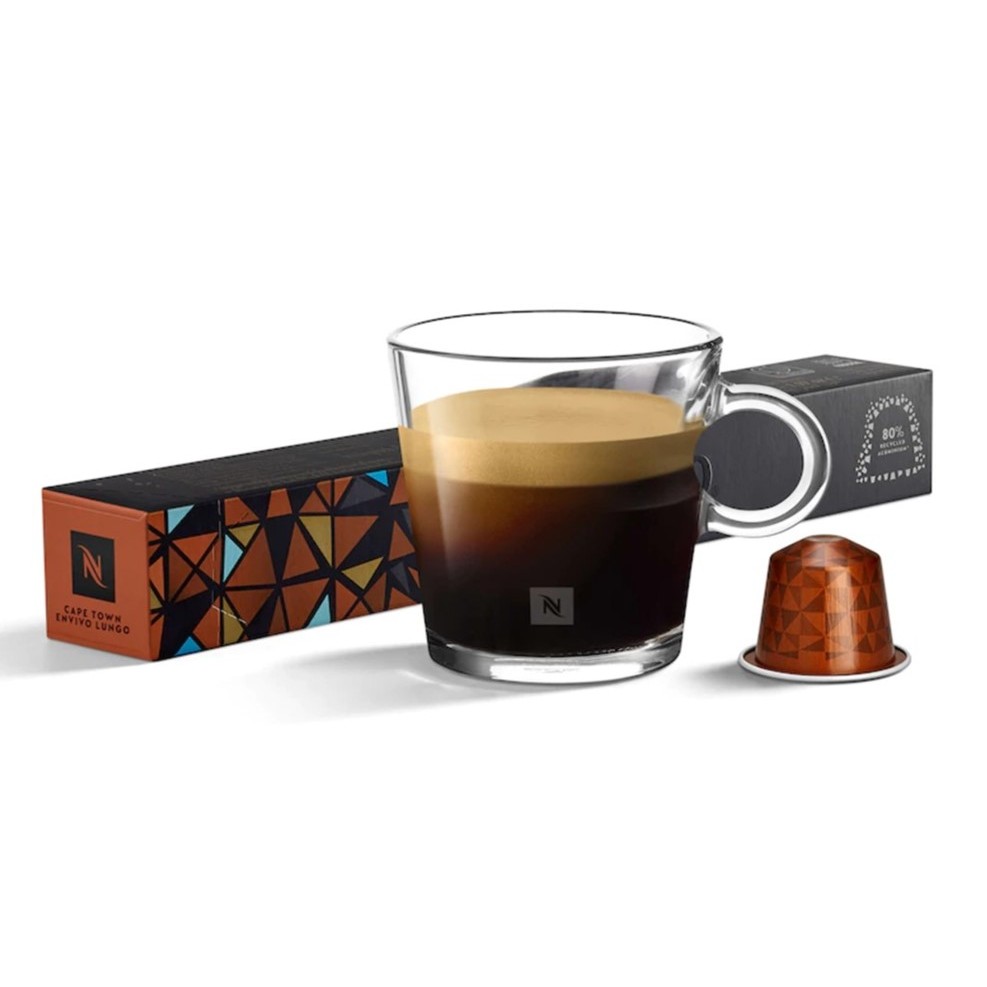 Nespresso VIENNA LINIZIO LUNGO Ground Coffee 10Capsules เนสเพรสโซ เวียนนา ลินนิซิโอ ลุงโก แคปซูลกาแฟ