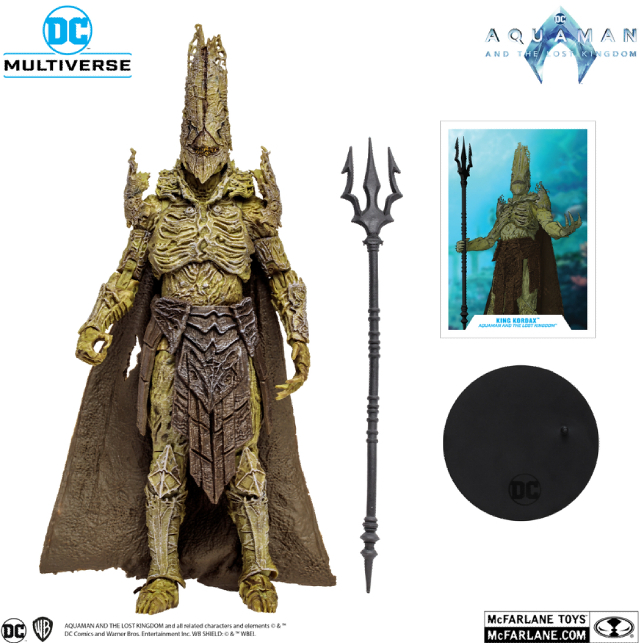 McFarlane Toys 7" :  AQUAMAN 2 MOVIE - KING KORDAX