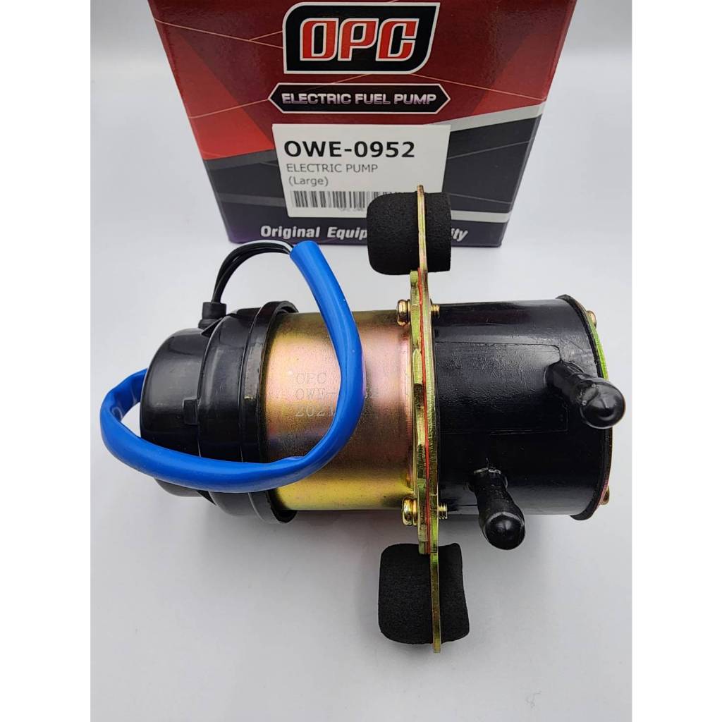 ปั้มติ๊กไฟฟ้า ปั้มน้ำม้นนอกถัง 12V. มีขนาดให้เลือก ยี่ห้อ OPC
