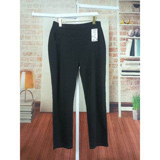 AL9108-มีแต่สีขาวกับดำกางเกงขายาวทรงสกินนี่สุภาพเหมาะใส่ทำงา…