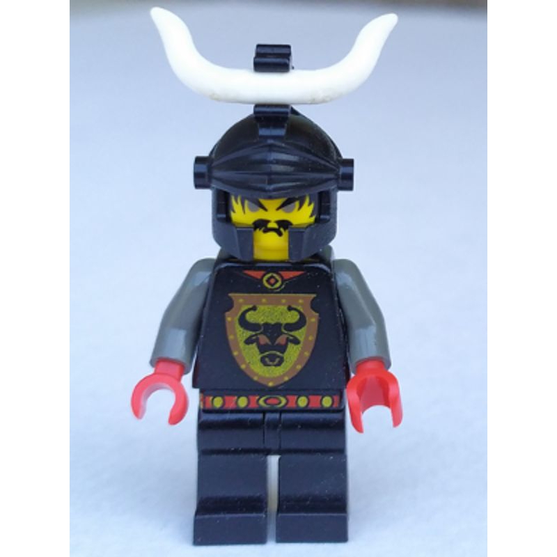 Lego Minifigures - Knights Kingdom I - Cedric the Bull, Black Dragon Helmet, HornsItem รหัส cas046 เ