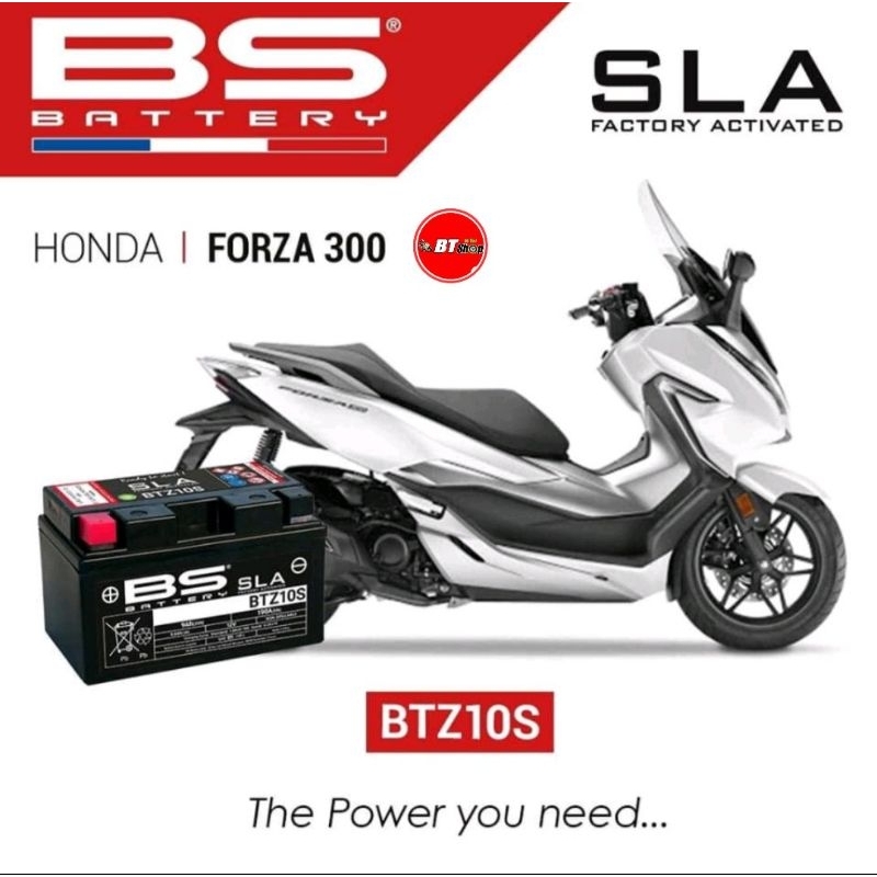 แบตเตอรี่ BS สำหรับ HONDA FORZA300 ปี 18-20