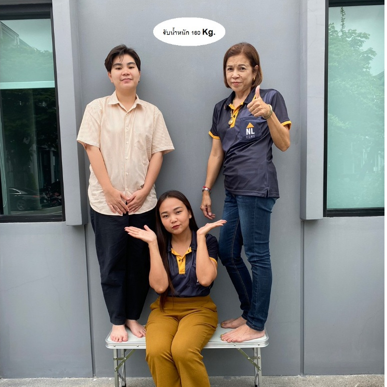 เก้าอี้ม้านั่งยาวพับเก็บได้ นั่งได้2คน ม้านั่งยาว รับน้ำหนักได้160 กก. นั่งชิว เก้าอี้ปิค / NL HOME - รูปที่ 7