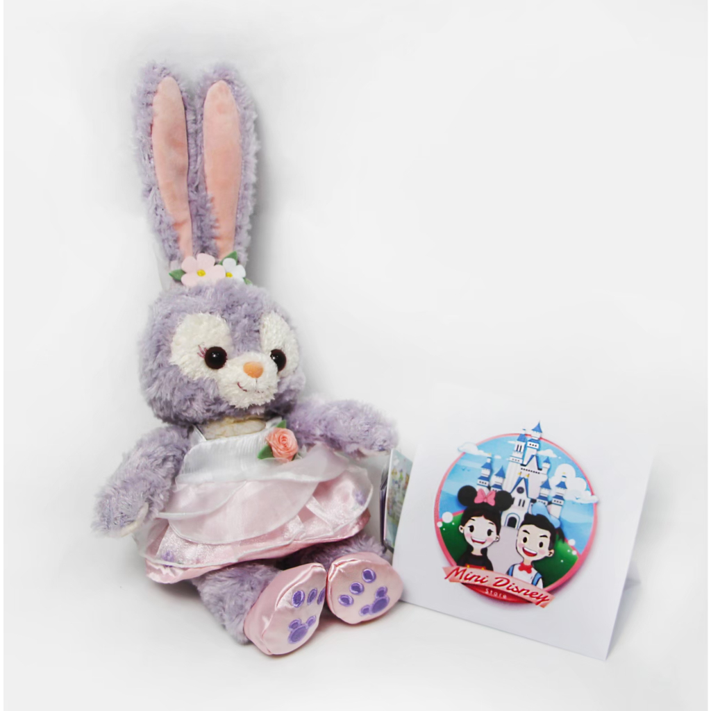 [พร้อมส่ง] ตุ๊กตา stella lou ชุดกุหลาบ ของแท้ 100% จาก Shanghai Disneyland
