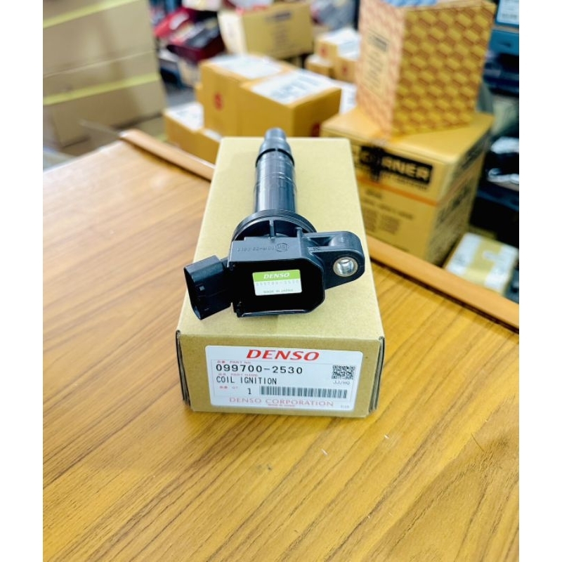 DENSO แท้100% คอยล์หัวเทียน โตโยต้า วีโก้ เบนซิน,ฟอร์จูนเนอร์ เบนซิน,แคมรี่ ACV40 รหัส 099700-2530