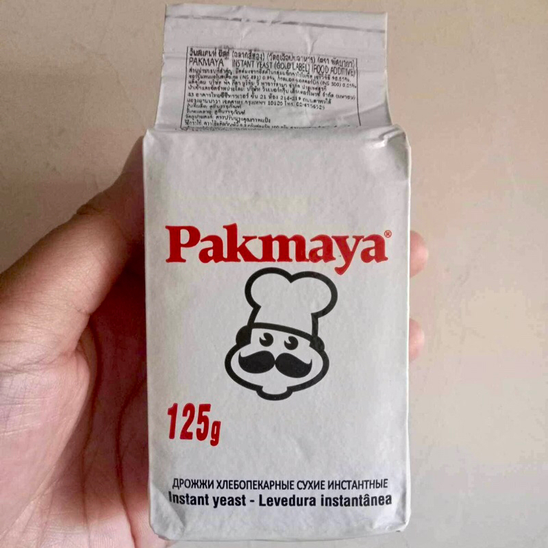 Pakmaya gold instant yeast ยีสต์แห้ง รสหวาน 125 กรัม นำเข้าประเทศตุรกี