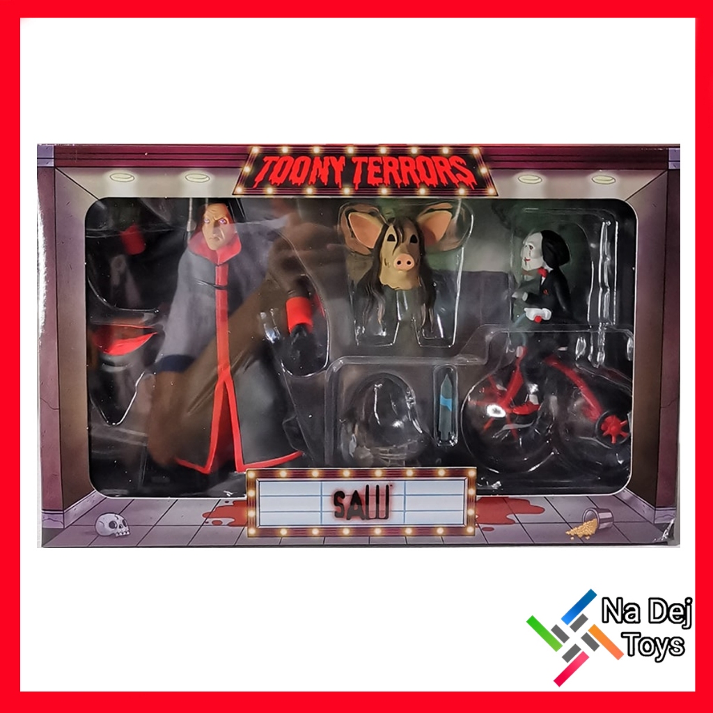 Neca Toony Terrors Saw Jigsaw & Billy The Puppet ตูนนี่ เทอเรอร์ส ซอว์ จิ๊กซอว์ & บิลลี่ ดิ พัพเพ็ต 