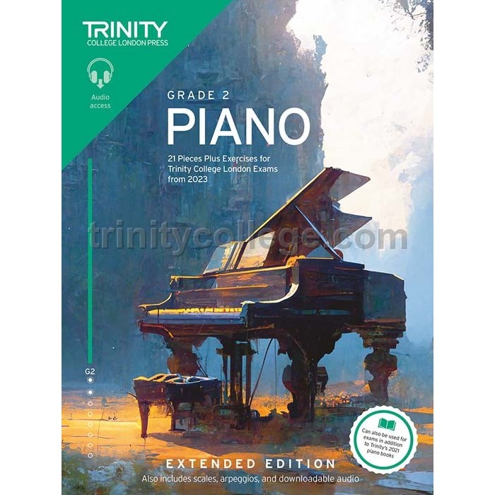 (NEW)Trinity Piano Exam Pieces Plus Exercises(Extended Edition) from 2023: Grade 2:(TCL032010)