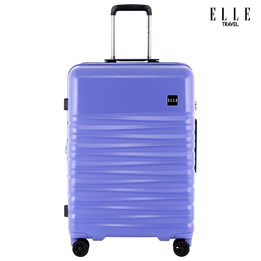 ELLE Travel Bedivere collection กระเป๋าเดินทางขนาดกลาง 24"นิ้ว โหลดใต้เครื่อง 100% PC/คันชักอลูมิเนียม #Model 31173 24