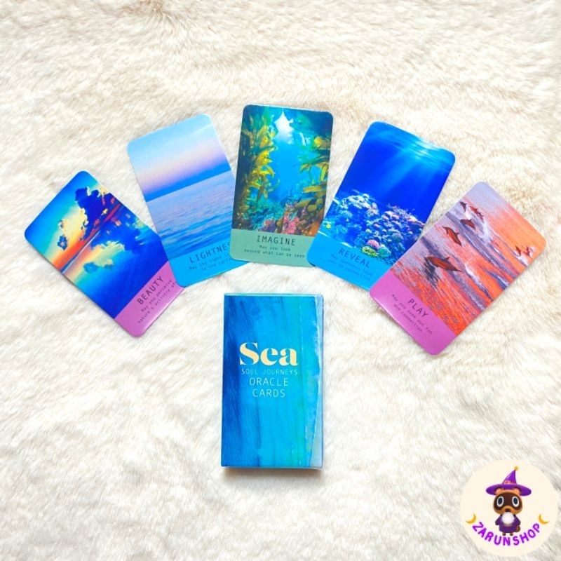 ไพ่ออราเคิล (พร้อมส่ง💙) Sea Soul Journeys Oracle Cards น้องทะเลฮิลใจ🔮✨️