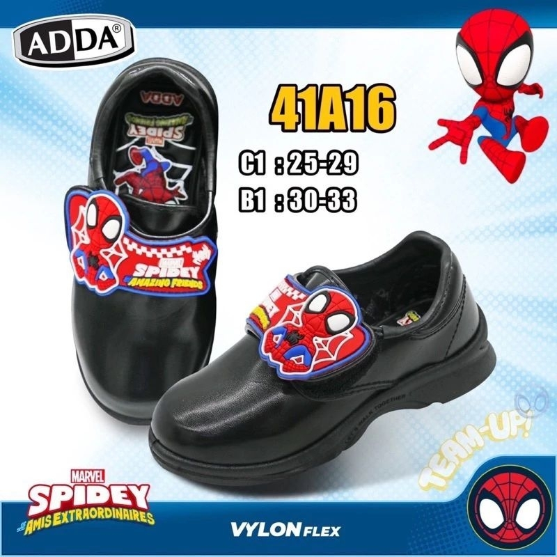 ADDA spiderman รุ่น 41A16 รองเท้าพละสไปเดอร์แมน รองเท้านักเรียนลายสไปเดอร์แมน
