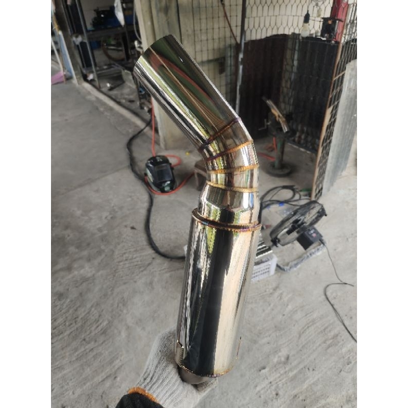 ท่อไอเสียมีพัก3.5"คูโบต้าET-RT-ZT ทุกรุ่น ยันม่าร์ทุกรุ่น