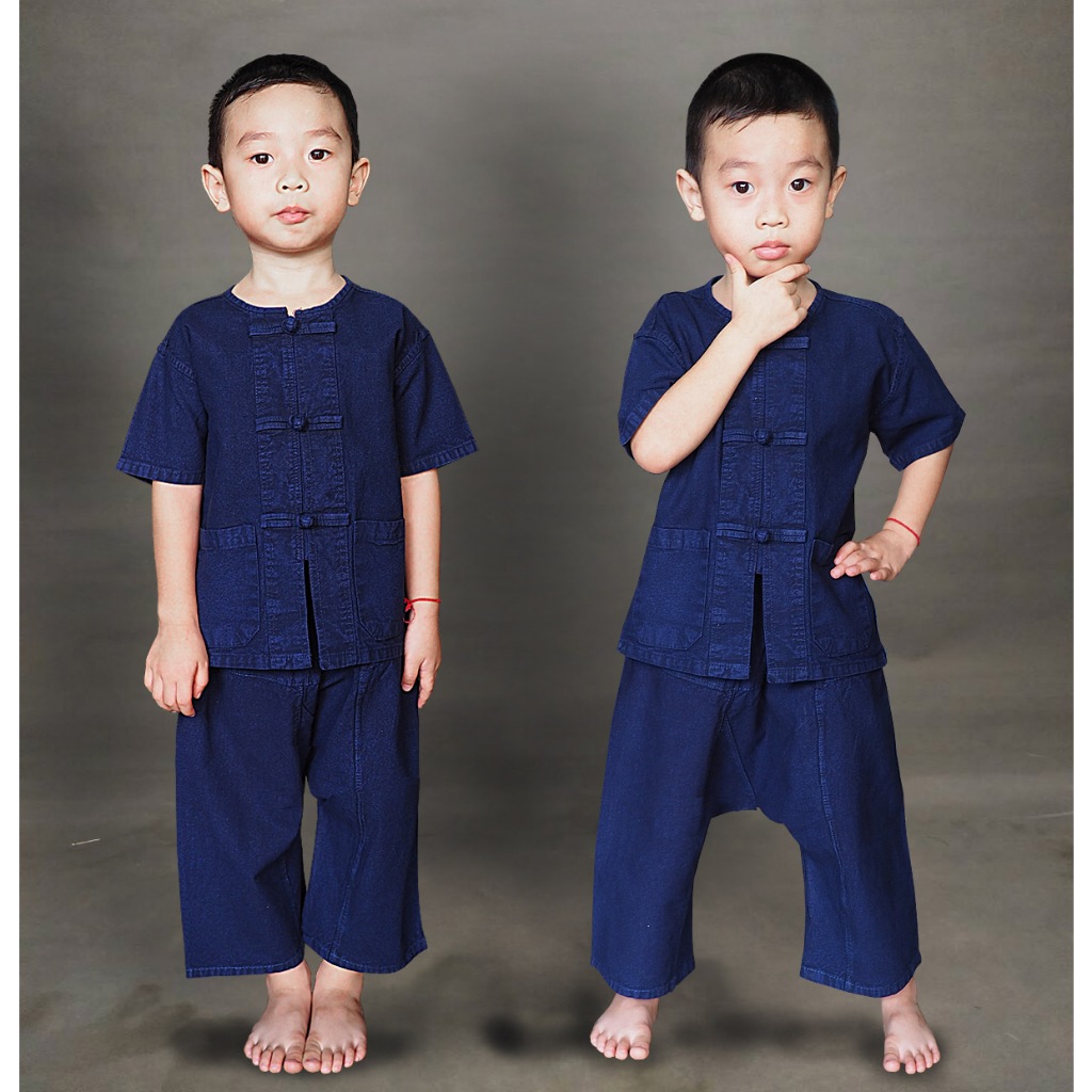 (มีใบเสร็จ)  เสื้อ หม้อฮ่อมเด็ก (ฉพาะเสื้อ) มีไซต์ ( 1-8 ) อายุ 2 ขวบขึ้นไป (ราคาผู้ผลิต ม่อฮ่อมแท้จากแพร่)