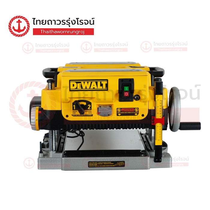 DEWALT แท่นรีดไม้ไฟฟ้า 13นิ้ว 3ใบมีด 1800w DW735-B1 แถมใบ1ชุด ติดกับตัวเครื่อง