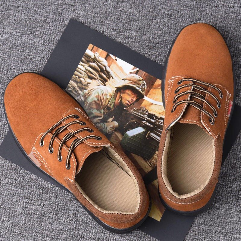 จัดส่งที่รวดเร็ว รองเท้าเซฟตี้ Safety shoe หัวเหล็กแบบหุ้มข้อ สีดำ ไซส์ 39-46 รองเท้าแฟชั่น 👞 - รูปที่ 2