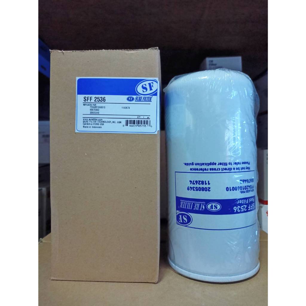 Sure Filter  SFF2536  กรองโซล่า  SFF 2536  P550372  VOLVO 420799  EC210B  EC210C  EC210D  EC290B  EC