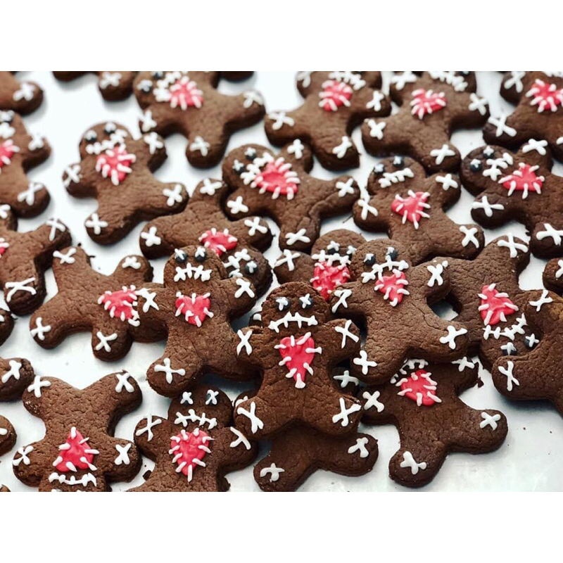 voodoo doll cookies คุ๊กกี้รสชอคโกแลต