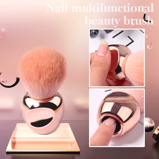 แปรงปัดฝุ่นเล็บ แบบด้ามจับสั้น จับถนัดมือ มีให้เลือก 4 สี