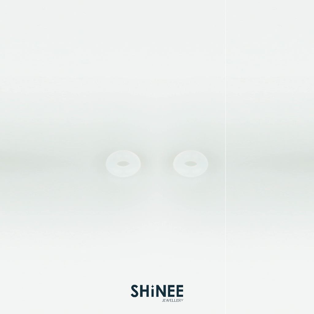 ยางขั้นสีใส 2 คู่ (อุปกรณ์ตกแต่ง) Shinee Jewellery