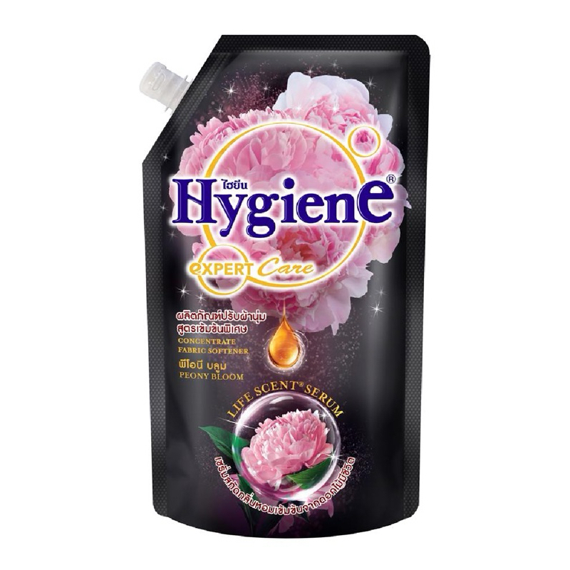 รีฟิลน้ำยาปรับผ้านุ่ม HYGIENE 480ml PEONY BLOOM