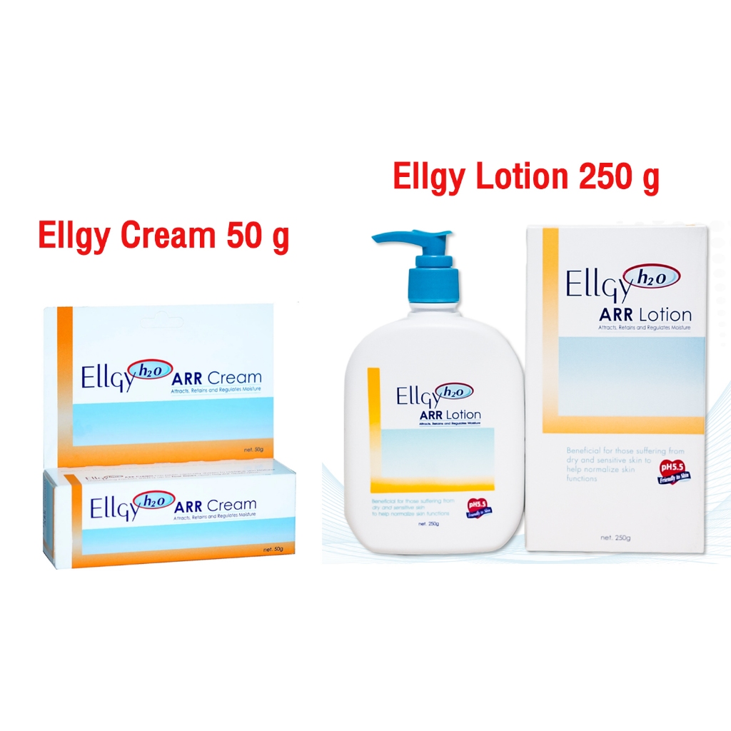Ellgy H2O ARR Lotion 250 g / Ellgy H2O ARR Cream 50 g แอลจี้ เอชทูโอ เออาร์อาร์