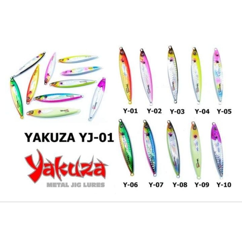 เหยื่อจิ๊ก Yakuza รุ่น YJ มีขนาด  40g/60g