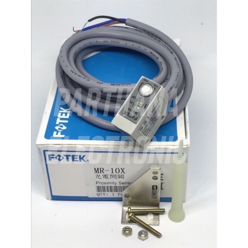 MR-10X Photo Sensor NPN&PNP output NO  พร้อมส่งในไทย🇹🇭