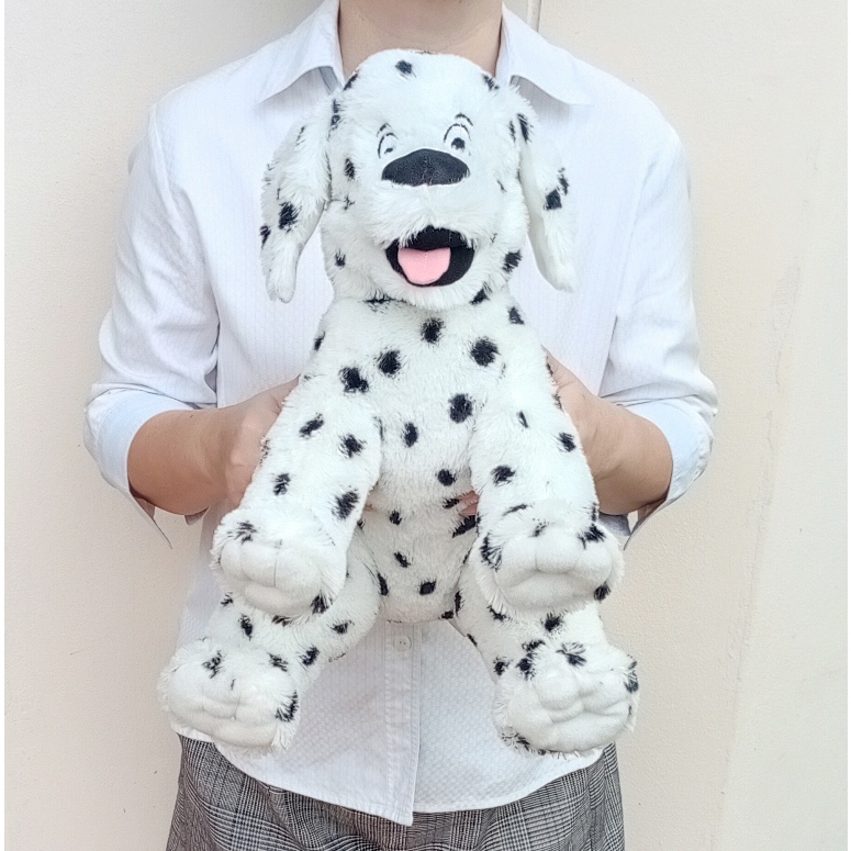 ตุ๊กตาสุนัขดัลเมเชี่ยน ขนนุ่ม รุ่น Vintage 2001 The Bear Factory Dalmatian Dog ขนาด สูง 12 นิ้ว x ยา
