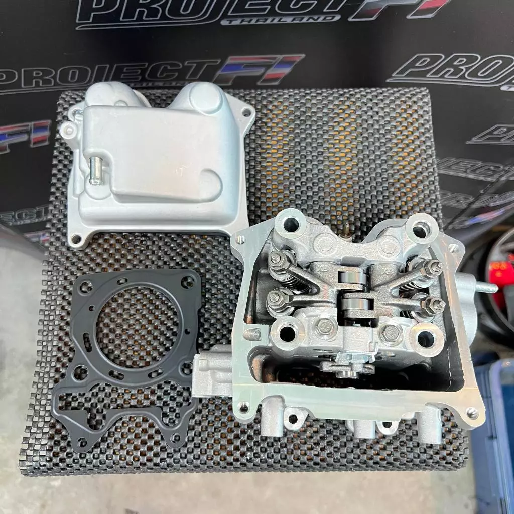 ฝาสูบแต่ง 4 วาล์วครบชุด ใส่ Pcx150 / Lead 2 วาล์ว thumbnail 3
